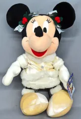 【中古】ぬいぐるみ ミニー(クリスマス/白) ファンタジーアミューズぬいぐるみ 「ディズニー」