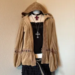 y2k 00s archive グランジフェアリーレースパーカー　森ガール　原宿