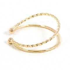 K10YG　イヤーカフ　ear cuff（片耳）　総重量約0.3g