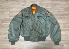 【美品】米軍実物 PRADA源流 L-2B 7448J アルファ 1970年 USAF(米空軍) L-2B フライト・ジャケット/MIL-J-7448Jモデル/DSA