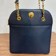 ◎Chloe クロエ バック ワンショルダー レディース ネイビー ゴールド チェーン レザーのサムネイル