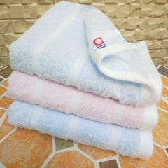 3枚■今治ぼかし織り フェイスタオル■ピンク、ブルー■日本名産地☆今治産