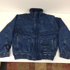 Ｌ　U.S.BLUES デニムジャケット デニム ブルゾン Gジャン コート　輸入　古着