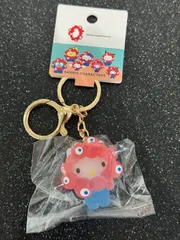 サンリオキャラクターズ　 ミャクミャク　なりきり立体マスコット  クリアカラー  キーホルダー    ハローキティ