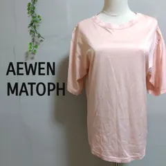 AEWEN MATOPH イウエンマトフ  コットン 半袖 Ｔシャツ カットソー  ピンク レディース    AA1-15のサムネイル