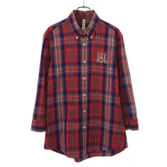 チャオパニック 日本製 チェック 長袖 ボタンダウンシャツ 2 Ciaopanic CPC Works Traditional メンズ 古着 【240314】 メール便可
