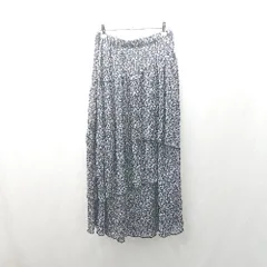 ◇ ⊂ VIS ビス ウエストゴム ロング丈 フレア スカート サイズF パープル レディース E  【1502180049163】のサムネイル