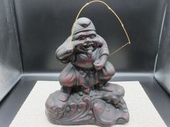 恵比寿 えびす様 開運 風水 縁起物 ビンテージ レトロ 置物 レア物