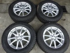 2210-236　日産純正　アルミホイール＆スタッドレスタイヤ　215/65R16　2019年　4本セット