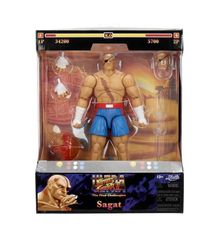 스트리트 파이터 2 사가트 Sagat 6 인치 액션 피규어 디럭스 세트