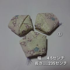 モスリン腰ひも３本セット(ハンドメイド)