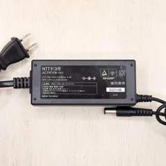 ACアダプターH1 NTTドコモ docomo home 5G HR01 対応 純正 ACアダプター SHARP ホームルーター 5G Wi-Fi ルーター 12V 2A 24W プラグ外径 約 7.0mm センタープラス 60-80209-515