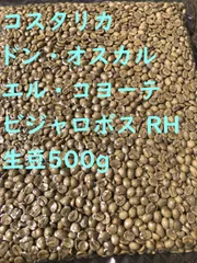 コーヒー生豆☆500g☆コスタリカ☆ドンオスカルミル☆ビジャロボス☆レッドハニー☆のサムネイル