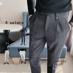 スラックスメンズスキニーチノパンツスキニースーツパンツ通勤用パンツスリムビジネスパンツ裾上げ済み春秋冬大きいサイズおしゃれ秋冬【0807⑤】