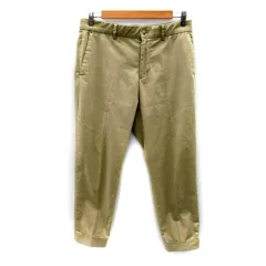 グローバルワーク GLOBAL WORK チノパンツ テーパードパンツ アンクル丈 無地 ロールアップ M ベージュ /SY8