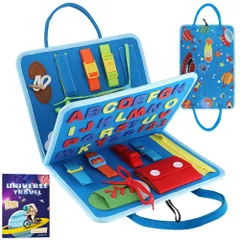 【特価商品】幼児 赤ちゃん 0歳 オモチャ 1歳 感覚ボード 1歳児 五感シゲキット 2歳 紐通し 3歳 お着替えの練習 女の子 指先訓練 男の子 ビジーバッグ 子ども 布絵本 子供 知育玩具 プレゼント おもちゃ 誕生日 モンテッソーリ クリスマス FlyC