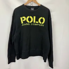 90-00年代　POLO JEANS CO. RALPH LAUREN パッチ　刺繍　スウェット　トレーナー　MADE IN USA サイズⅬ 06123001 01 FADE ダメージ