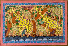 ミティラー ペインティング（インド） マドゥバニ（ミティラー）ペインティング｜マライカ公式通販