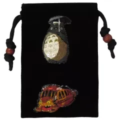 【中古】アクセサリー(非金属) トトロ＆ネコバス 刺繍ブローチ(2個セット) 「となりのトトロ」 アニメージュとジブリ展～一冊の雑誌からジブリは始まった～グッズ