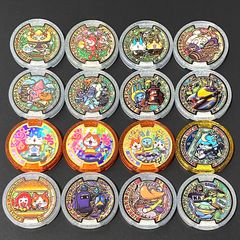 【非売品】妖怪ウォッチ　うたメダル　16枚セット　うた吉　ブシニャン　オメデ隊　コトシノオワリ　はぐれメダル　大吉メダル　キラホロ　妖怪メダル