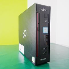 小型デスクトップPC【SSD搭載・office】FUJITSU / ESPRIMO Q556/R / Corei3-7100T CPU @3.40GHz / メモリ4GB / SSD256GB / Windows11Pro