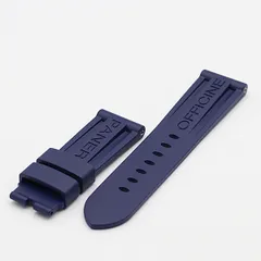 パネライ純正ラバーベルト　サブマーシブル47ミリ用　モスグリーン　未使用 パネライ純正ラバーベルト サブマーシブル47ミリ用 モスグリーン