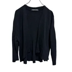 631t*美品 ストロベリーフィールズ ウール混 フラワー パール カーディガン STRAWBERRY-FIELDS(ストロベリーフィールズ)｜カーディガン