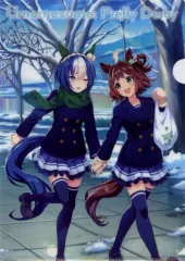 【中古】クリアファイル ラインクラフト＆シーザリオ A4クリアファイル 「ウマ娘 プリティーダービー×セブンイレブン 4周年キャンペーン」 対象商品購入特典