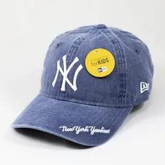 【ニューエラ正規品】ニューエラ NEW ERAⓇ 帽子 キャップ Youth 9TWENTY MLB Visor Logo ニューヨーク・ヤンキース ネイビー(商品番号：14392090)
