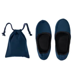 ☆ ネイビー ☆ L(25.5-26cm) ☆ 携帯スリッパ 室内履き 洗える 携帯スリッパ レディース 折りたたみ 折り畳み 学校行事 参観日 ルームシューズ スリッパ 携帯用スリッパ 室内履き 学校 フォーマル 入学式 卒業式 洗える 洗濯可 授業参観