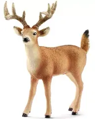 【新品】フィギュア オジロジカ(オス) 「Schleich-シュライヒ-」 No.14709