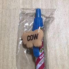 たべっ子　どうぶつボールペン　ぞうさん刺繍缶バッジ
