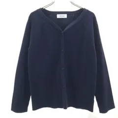 Mila Owen ミラオーウェン 未使用 長袖 ニットカーディガン 1 ネイビー レディース 古着
