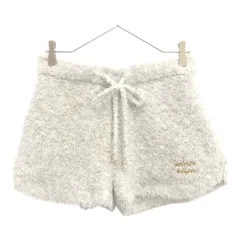 ジェラートピケ ロゴ刺繍 ルームウェアショートパンツ F ホワイト×ブルー gelato pique ジェラピケ PWNP144017 レディース