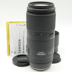 ■ほぼ新品■ TAMRON 超望遠ズームレンズ 100-400mm F4.5-6.3 Di VC USD キヤノン用 フルサイズ対応 A035E