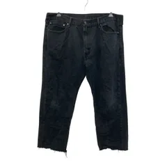 Levi's 505 デニムパンツ W40 ブラック リーバイス メキシコ製 カットオフ 古着卸 アメリカ仕入 2504-361