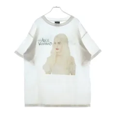 SAINT MICHAEL (セントマイケル) 23SS × Disney DS SS TEE SM-S23-0000-123 ディズニー アリスインワンダーランド 半袖Tシャツ ホワイト