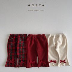 【⭐️閉店SALE⭐️】【Aosta】Winter  Ribbon Pants[aowi52]