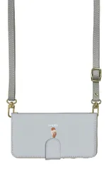 iPhone14 ケース 手帳型 アイフォン14 スマホケース スマホショルダー レザー ストラップ ケーキ スイーツ パンケーキ 食べ物 かわいい おしゃれ 調節可能 130cm  カラー06