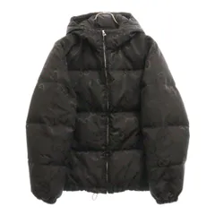 GUCCI スタジャン 黒 グレー レザー GUCCI - GUCCI グッチ サイドライン ロゴ レザー ボンバー