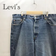 Levi’ｓ リーバイス 550 RELAXEDFIT リラックスフィットブラックジーンズ デニム パンツ Ｗ42 L30 古着 アメカジ ストリート メンズ