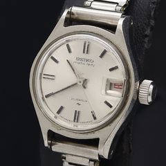 稼働】1973年 SEIKO 自動巻き レディース デイト ベルト新品 21石 