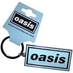 オフィシャル バンドキーホルダー オアシス OASIS Logo Sky Blue
