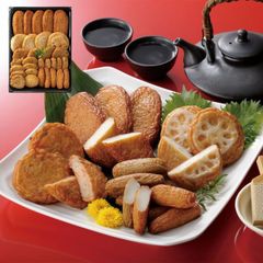 鹿児島 高浜蒲鉾 串木野さつま揚げ折り詰め 令月 特上揚×5 野菜天×4 ごぼう天×4 にら天×4 上棒天×5 れんこん天×4 いわし棒天×5 【産直・メーカー直送品】