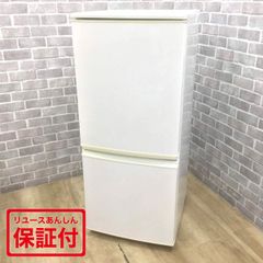 シャープ 冷蔵庫 2ドア 137L つけかえどっちもドア SJ-UA14-W 2015年製 【中古】のサムネイル