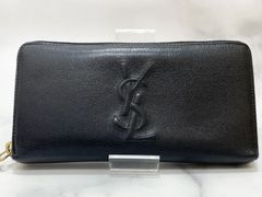 サンローラン 長財布 フラップ YSL カサンドラ レザー ブラック - メルカリ
