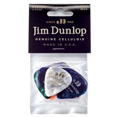 Jim Dunlop セルロイド ギター ピック ミディアム  バラエティパック