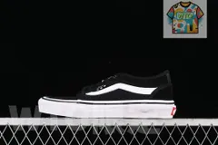 【今日特価】VANS Chukka ミニパン ブラック & ホワイト スポーツ キャンバス ヴァン化 スニーカー！送料無料！在庫限定のお得な価格です！-WTO輸入2