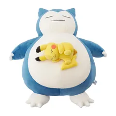 ポケモンセンターオリジナル もっちりぬいぐるみ Pokémon Sleep おやすみカビゴン&ピカチュウ [01) カビゴン&ピカチュウ]