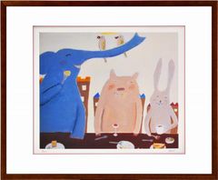 一時値下げ中：渡辺宏 ジクレー（版画）「重なる思い」 - メルカリ